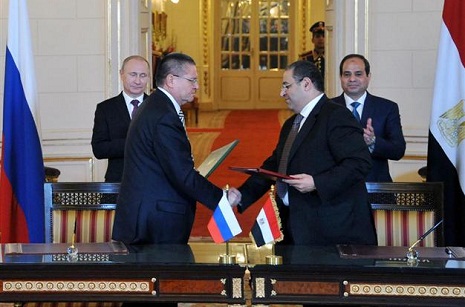 Cairo, Moscow agree nuclear deal as Putin bids to boost ties